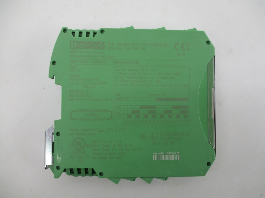 PHOENIX CONTACT ELRH5-IES-SC-24DC/500AC-9 2900669 24VDC NSNP