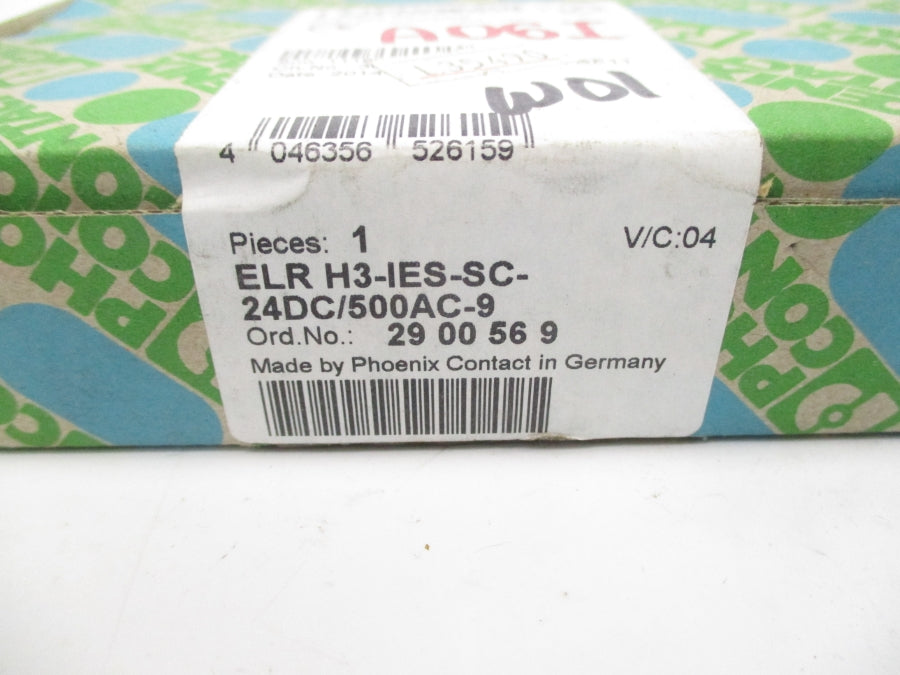 PHOENIX CONTACT ELRH3-IES-SC-24DC/500AC-9 2900569 NSFS