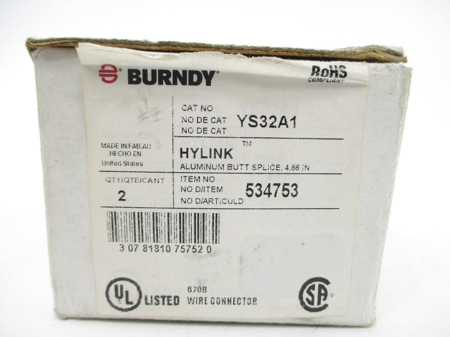 BURNDY YS32A1 (PKF OF 2) NSMP