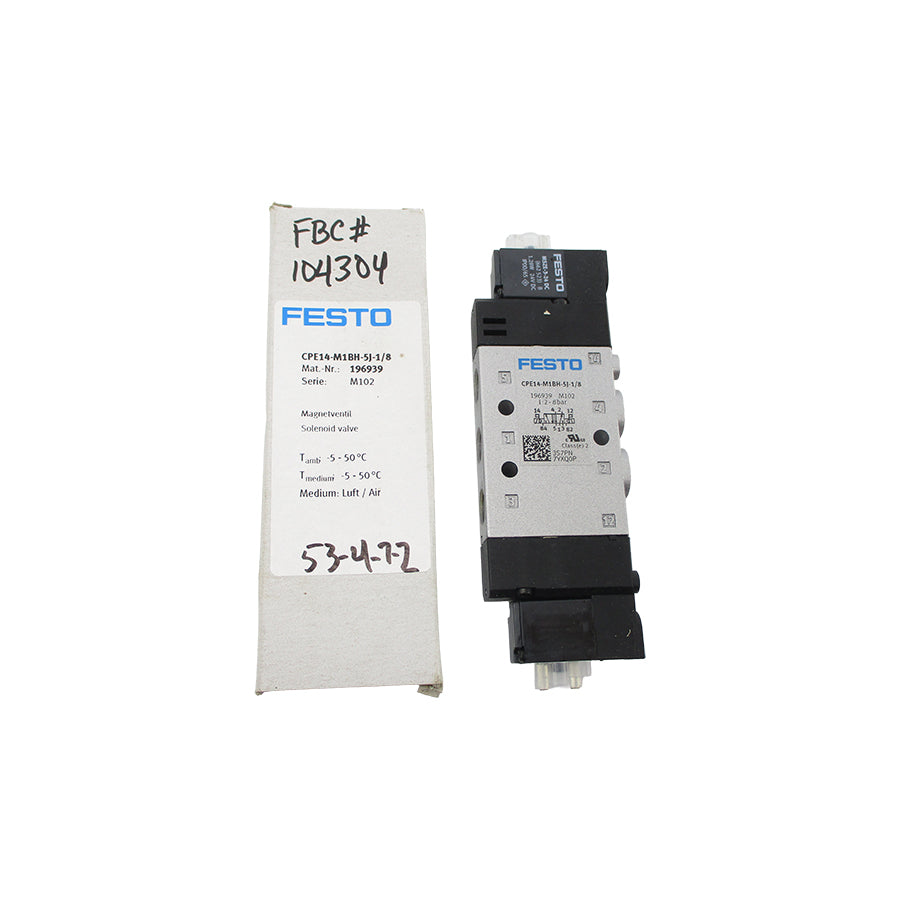 FESTO CPE14-M1BH-5J-1/8 196939 24VDC NSMP