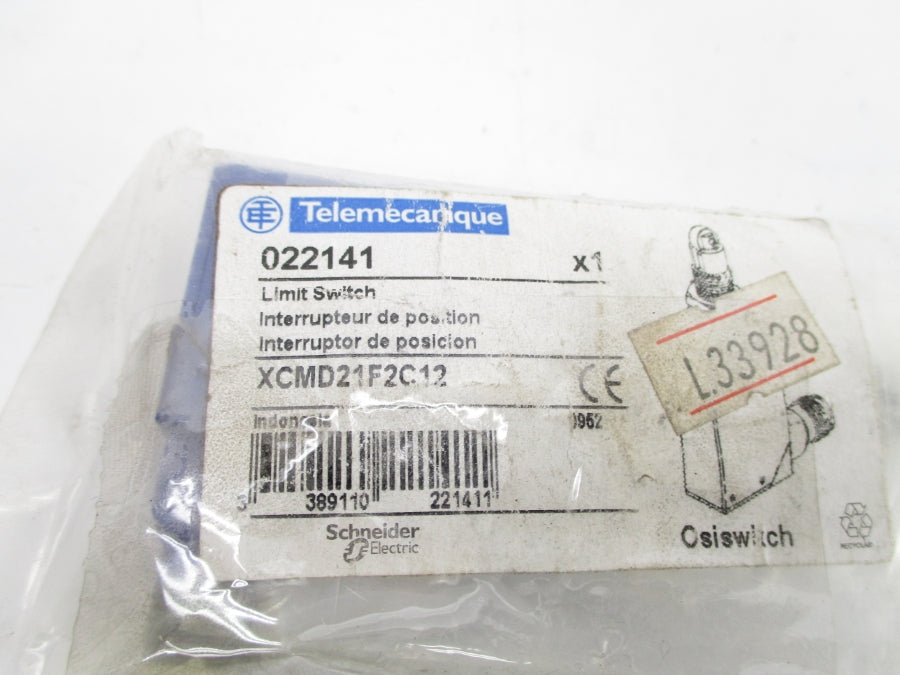TELEMCANIQUE XCMD21F2C12 60VAC 4A NSMP