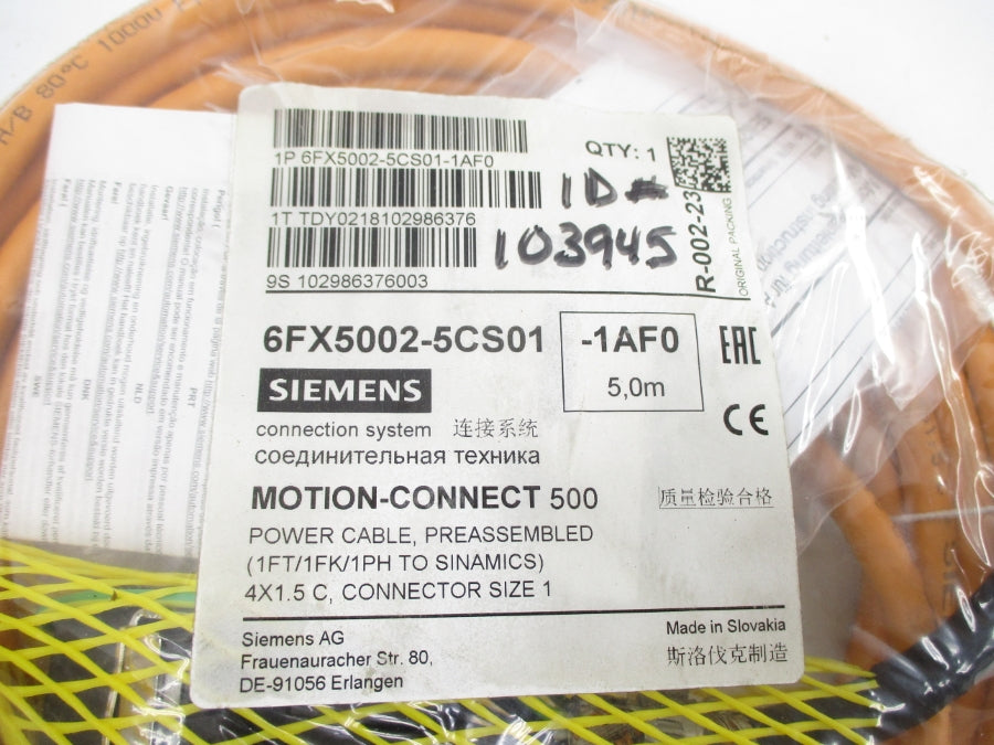 SIEMENS 6FX5002-5CS01-1AF0 NSMP