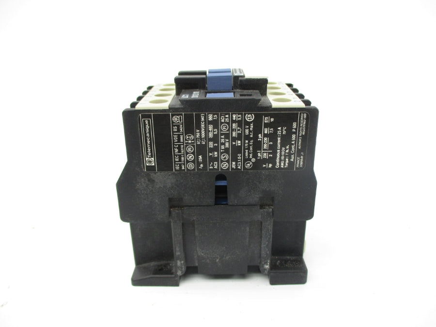 TELEMECANIQUE LC1D1201G6 120V 25A NSMP