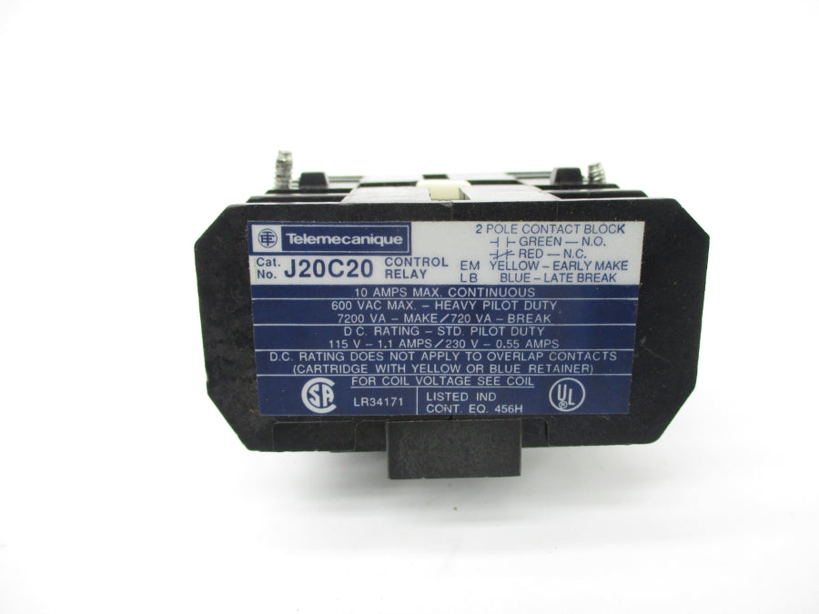 TELEMECANIQUE J20C20 600VAC 10A NSMP
