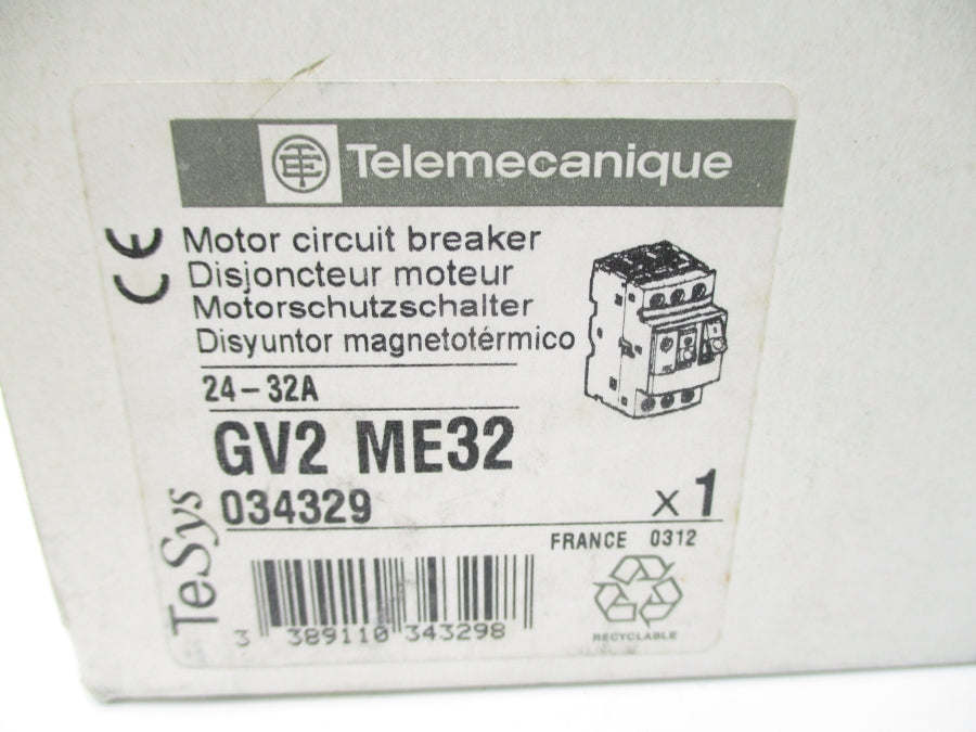 TELEMECANIQUE GV2ME32 690V 24-32A NSMP