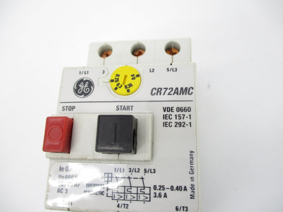 GENERAL ELECTRIC CR72AMC 600VAC 0.25-0.40A NSNP