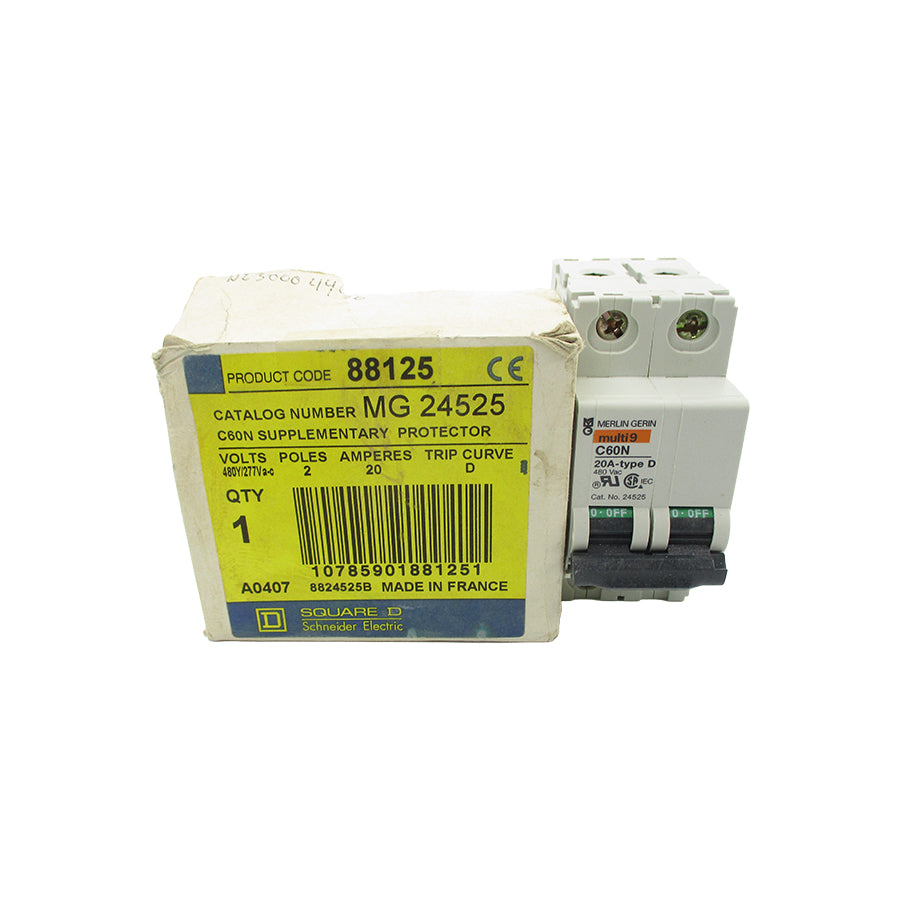 SQUARE D MG24525 277VAC 20A NSMP