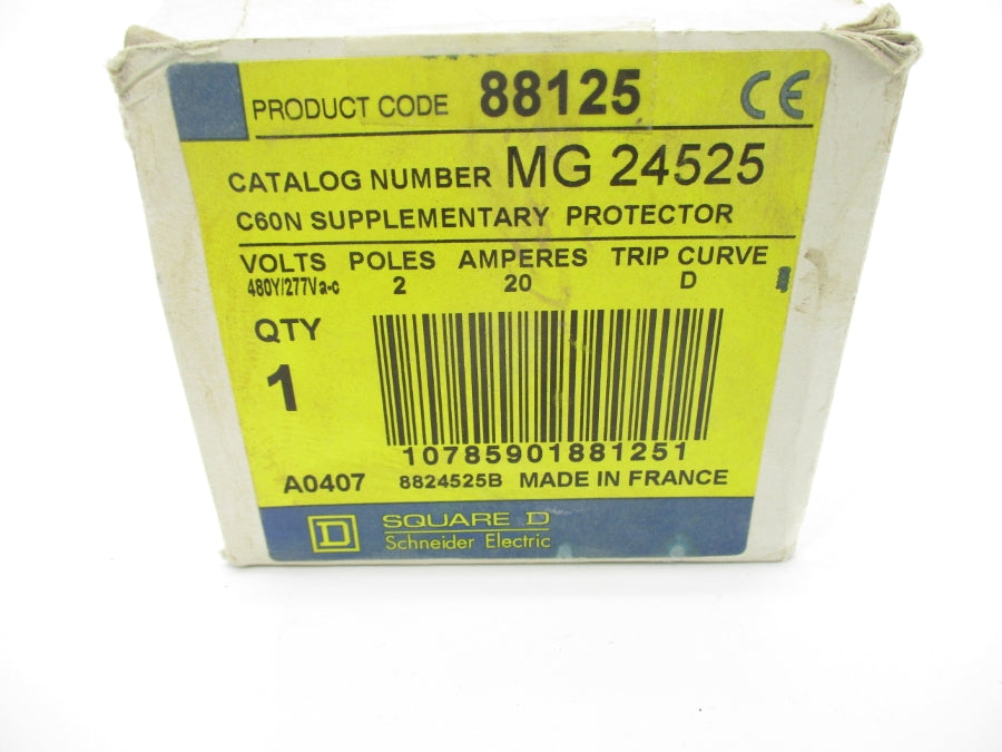 SQUARE D MG24525 277VAC 20A NSMP