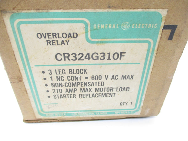 GENERAL ELECTRIC CR324G310F 600VAC 270A NSMP