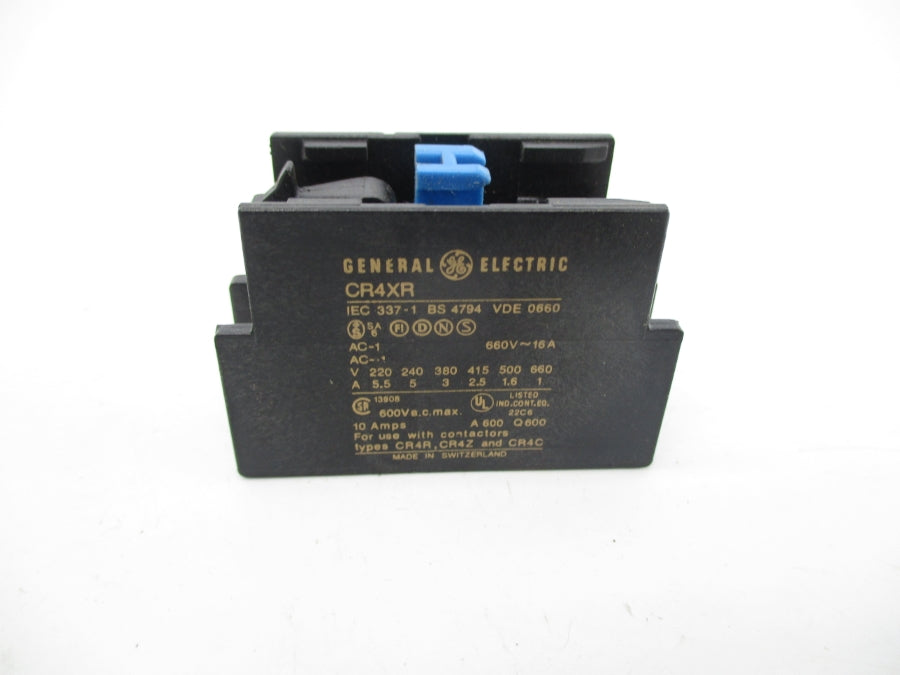 GENERAL ELECTRIC CR4XR20 600VAC 10A NSMP