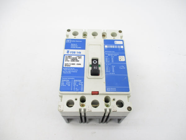 CUTLER HAMMER FDB3060L SER. C 600VAC 60A NSMP