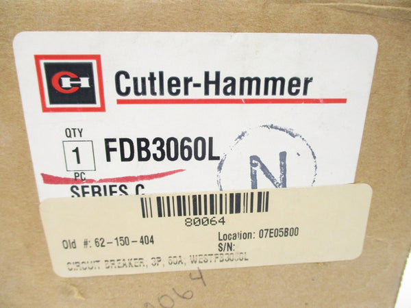 CUTLER HAMMER FDB3060L SER. C 600VAC 60A NSMP