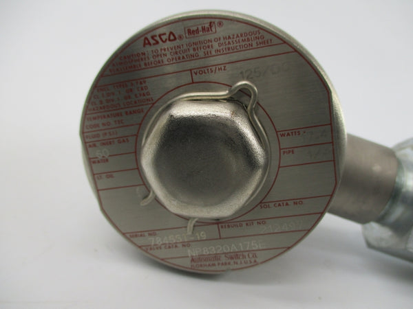 ASCO NP8320A175E 125VDC 60PSI 1/4" NSNP
