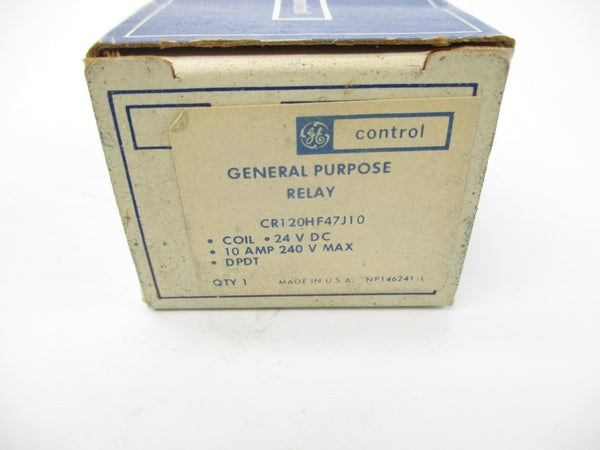 GENERAL ELECTRIC CR120HF47J10 24VDC 10A NSMP
