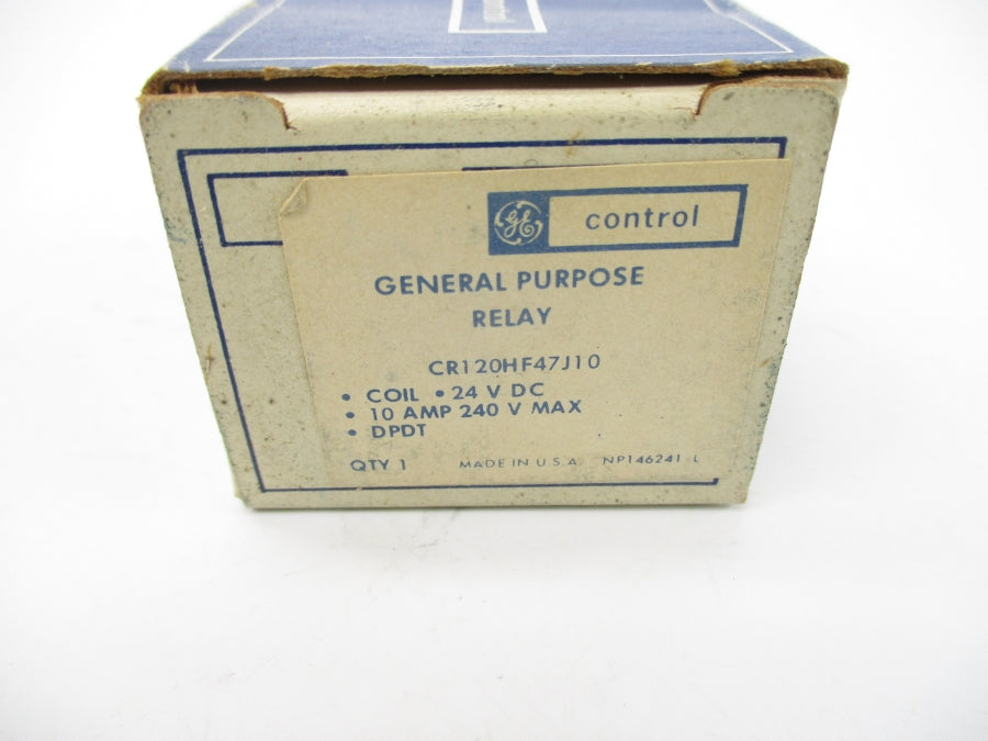 GENERAL ELECTRIC CR120HF47J10 24VDC 10A NSMP