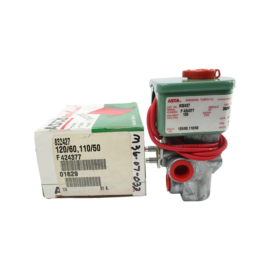ASCO 832427 110/120V 100PSI 1/4" NSMP