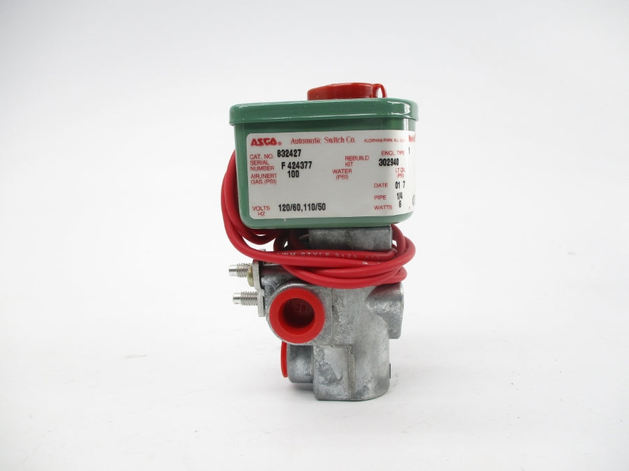 ASCO 832427 110/120V 100PSI 1/4" NSMP