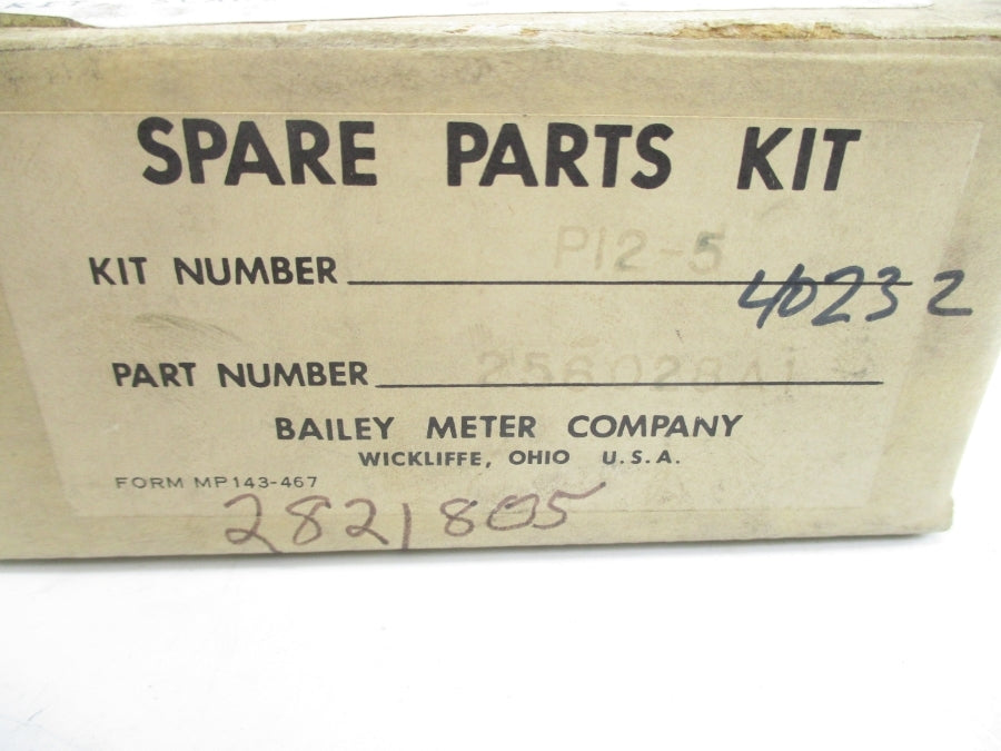 BAILEY METER 256028A1 P12-5 (PKG OF 4) NSMP