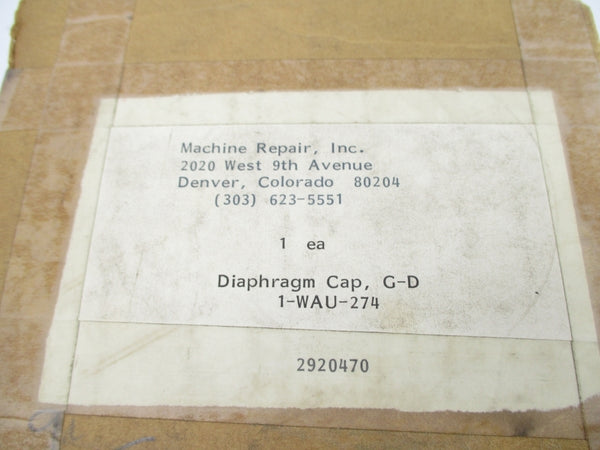 MACHINE REPAIR 1-WAU-274 2920470 NSMP