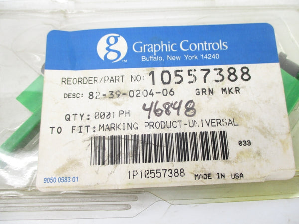 GRAPHIC CONTROLS 82-39-0204-06 1055788 (PKG OF 6) NSMP