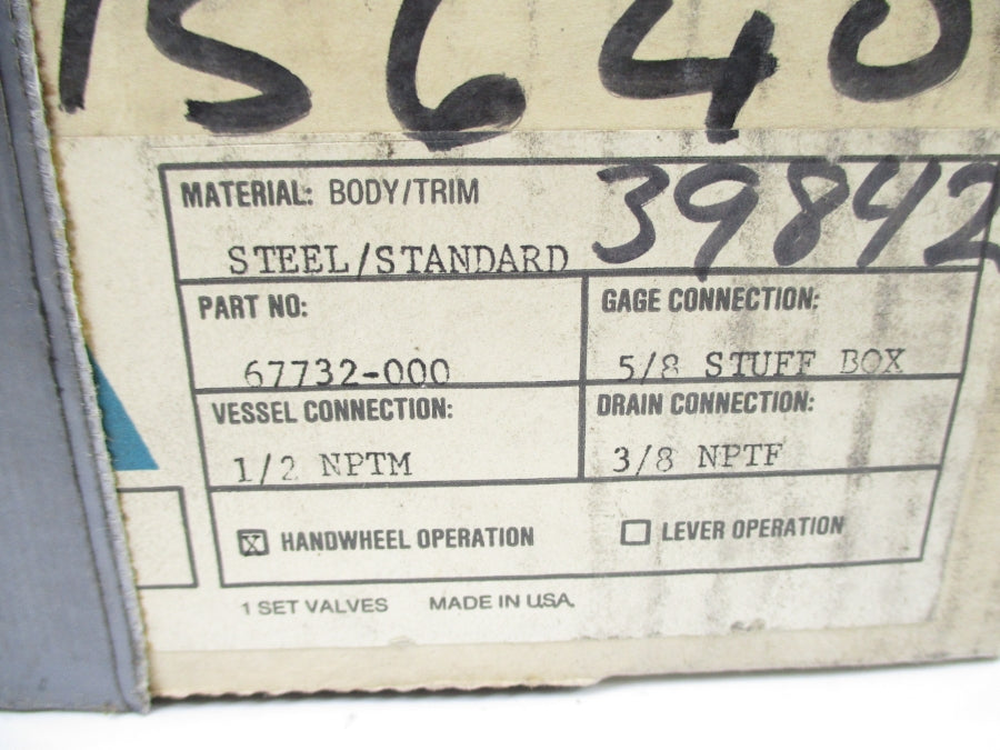 PENBERTHY 67732-000 500PSI NSMP