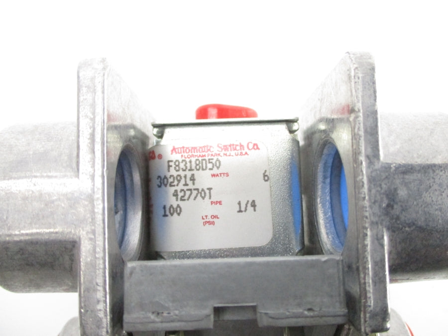 ASCO F8318D50 110/120V 100PSI 1/4" NSNP