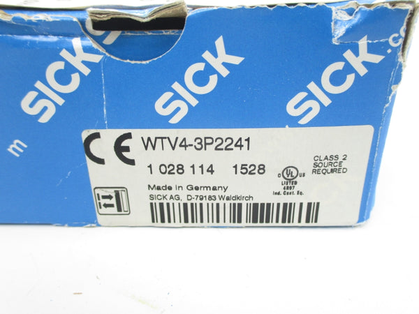 SICK WTV4-3P2241 1028114 10-30VDC NSMP