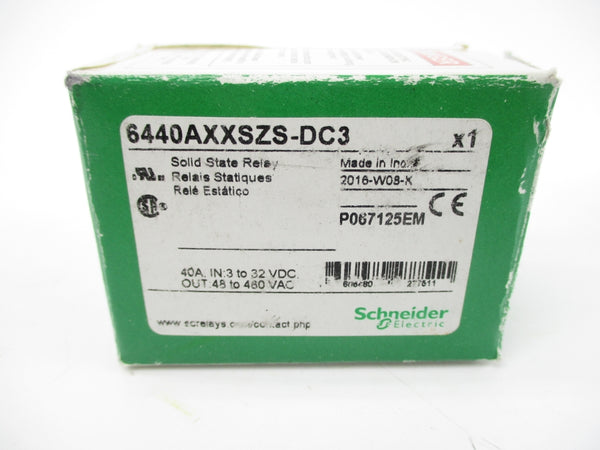 SCHNEIDER ELECTRIC 6440AXXSZS-DC3 3-32VDC 40A NSMP