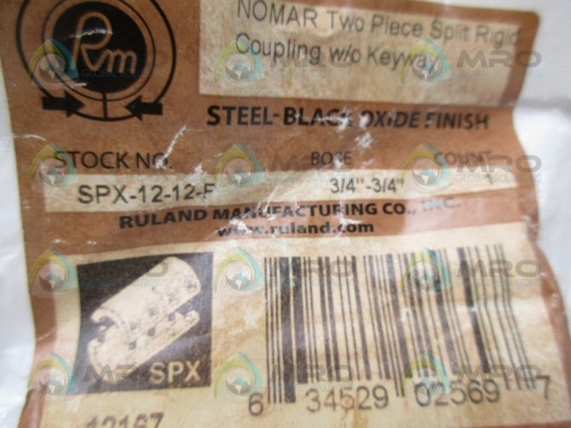 RULAND MANUFACTURING SPX-12-12-F COUPLING NSMP