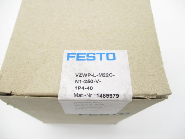 FESTO VZWP-L-M22C-N1-250-V-1P4-40 1489979 NSFS