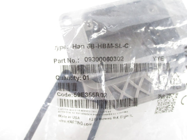 HARTING 09300060302 HAN6B-HBM-SL-C NSMP