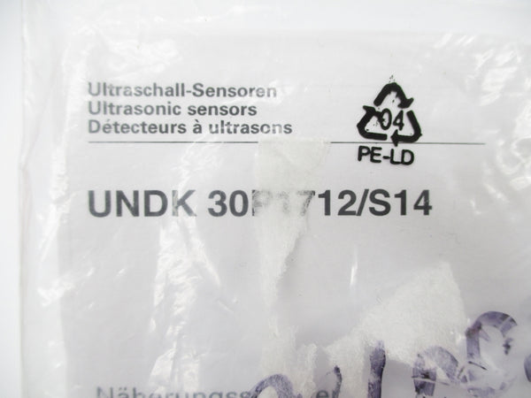 BAUMER ELECTRIC UNDK30P1712/S14 NSMP