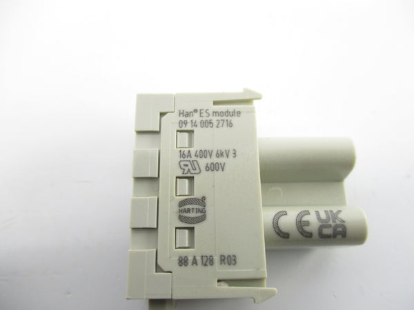 HARTING 09140052716 600V 16A NSNP