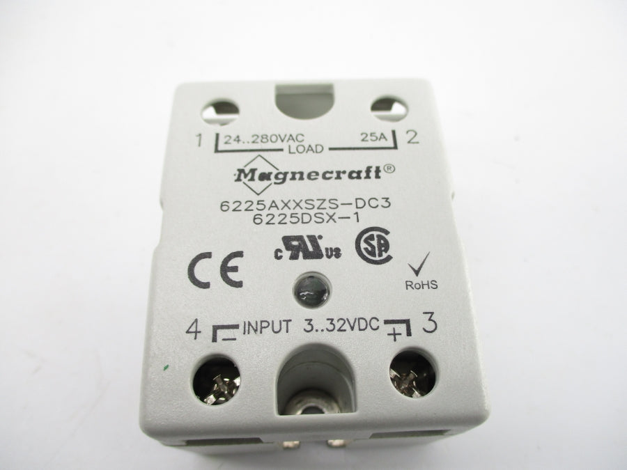MAGNECRAFT 6225AXXSZS-DC3 6225DSX-1 3-32VDC 25A UNMP