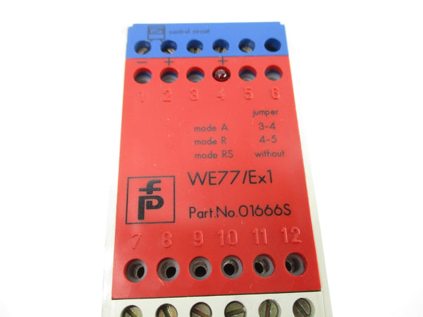 PEPPERL+FUCHS WE77/EX1 01666S 120VAC NSNP
