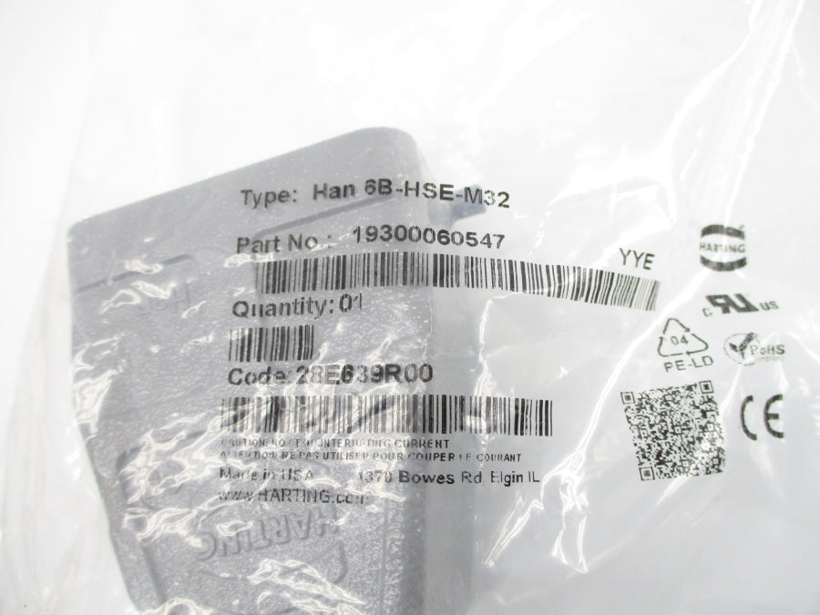 HARTING HAN6B-HSE-M32 19300060547 NSMP