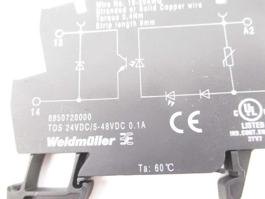 WEIDMULLER 8950720000 5-48VDC 0.1A NSNP