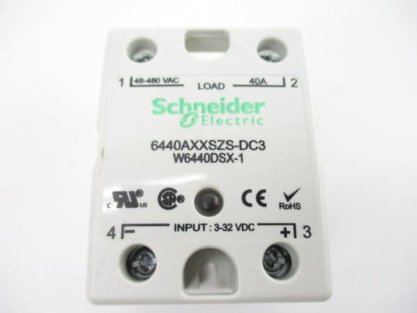 SCHNEIDER ELECTRIC 6440AXXSZS-DC3 W6440DSX-1 3-32VDC 40A NSNP
