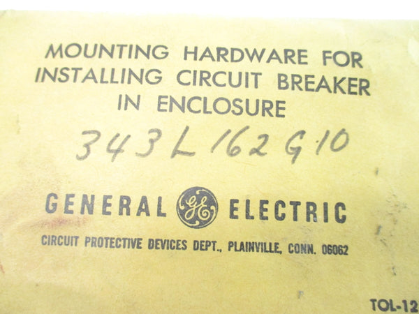 GENERAL ELECTRIC 343L162G10 NSFS