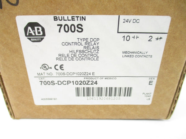 INDUSTRIAL SPARE PART 700S-DCP1020Z24 SER. E 24VDC 60A (BR/WH) NSMP