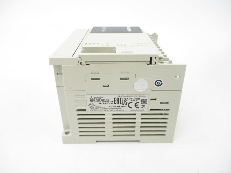 MITSUBISHI FX3S-30MT/ES 100-240VAC 0.5A NSMP