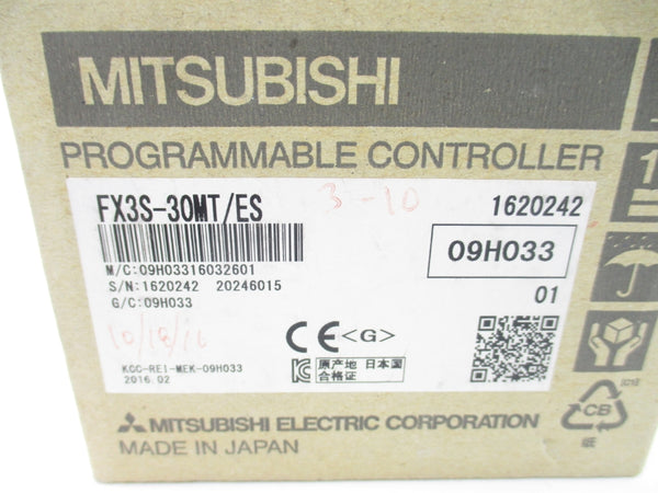 MITSUBISHI FX3S-30MT/ES 100-240VAC 0.5A NSMP