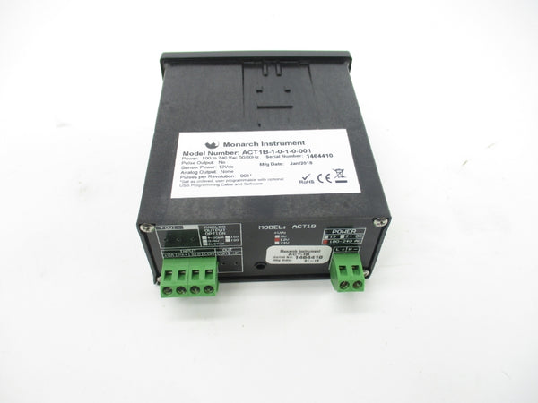 MONARCH INSTRUMENT ACT1B-1-0-1-0-001 100-240VAC NSMP