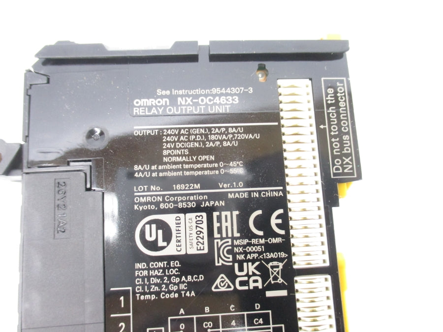 OMRON NX-OC4633 240VAC 8A NSNP