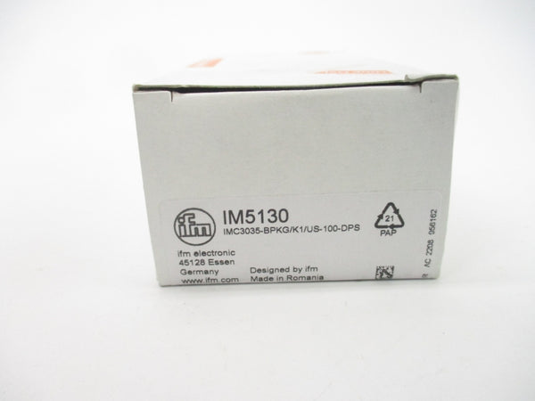 IFM EFECTOR IM5130 IMC3035-BPKG/K1/US-100-DPS 10-36VDC NSMP