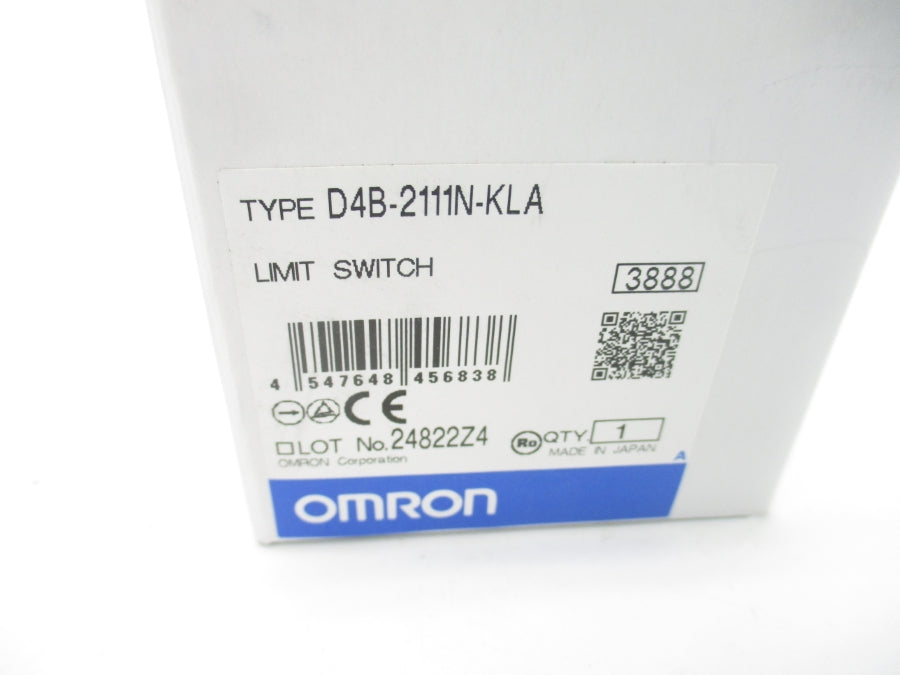 OMRON D4B-2111N-KLA 125V 0.27A NSMP