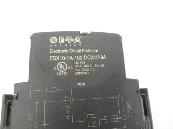 ETA ESX10-TA-100-DC24V-8A 24VDC 8A NSNP