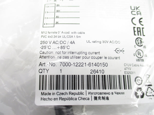 MURR ELEKTRONIK 7000-12221-6140150 250VAC/DC 4A NSMP