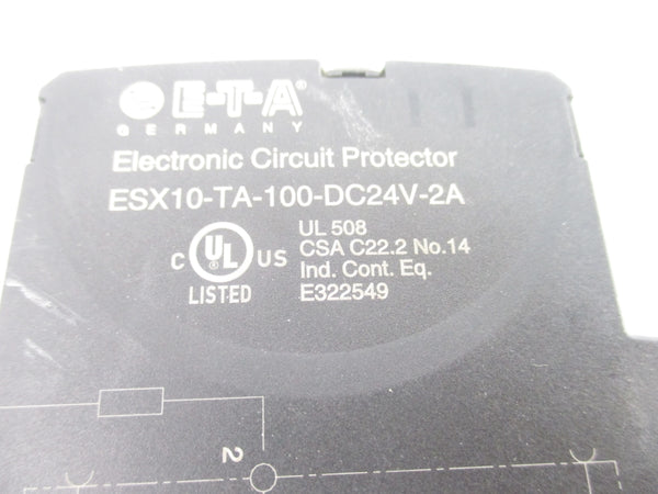 ETA ESX10-TA-100-DC24V-2A 24VDC 2A NSNP