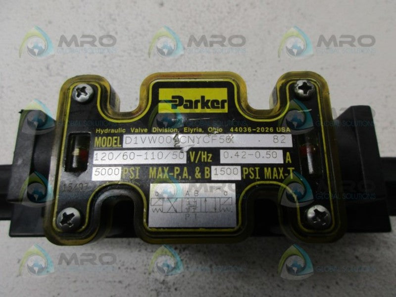 PARKER P1VW004CNYCF56 HYDRAULIC SOLENOID VALVE NSNP